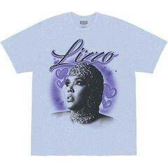 T-Shirt Lizzo Special Hearts Airbrush Blue 2XL T-Shirt