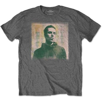 T-Shirt Liam Gallagher Monochrome Charcoal Grey M T-Shirt - 1