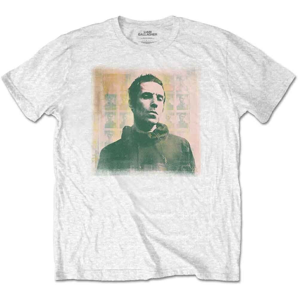 T-särk Liam Gallagher Monochrome White S T-särk