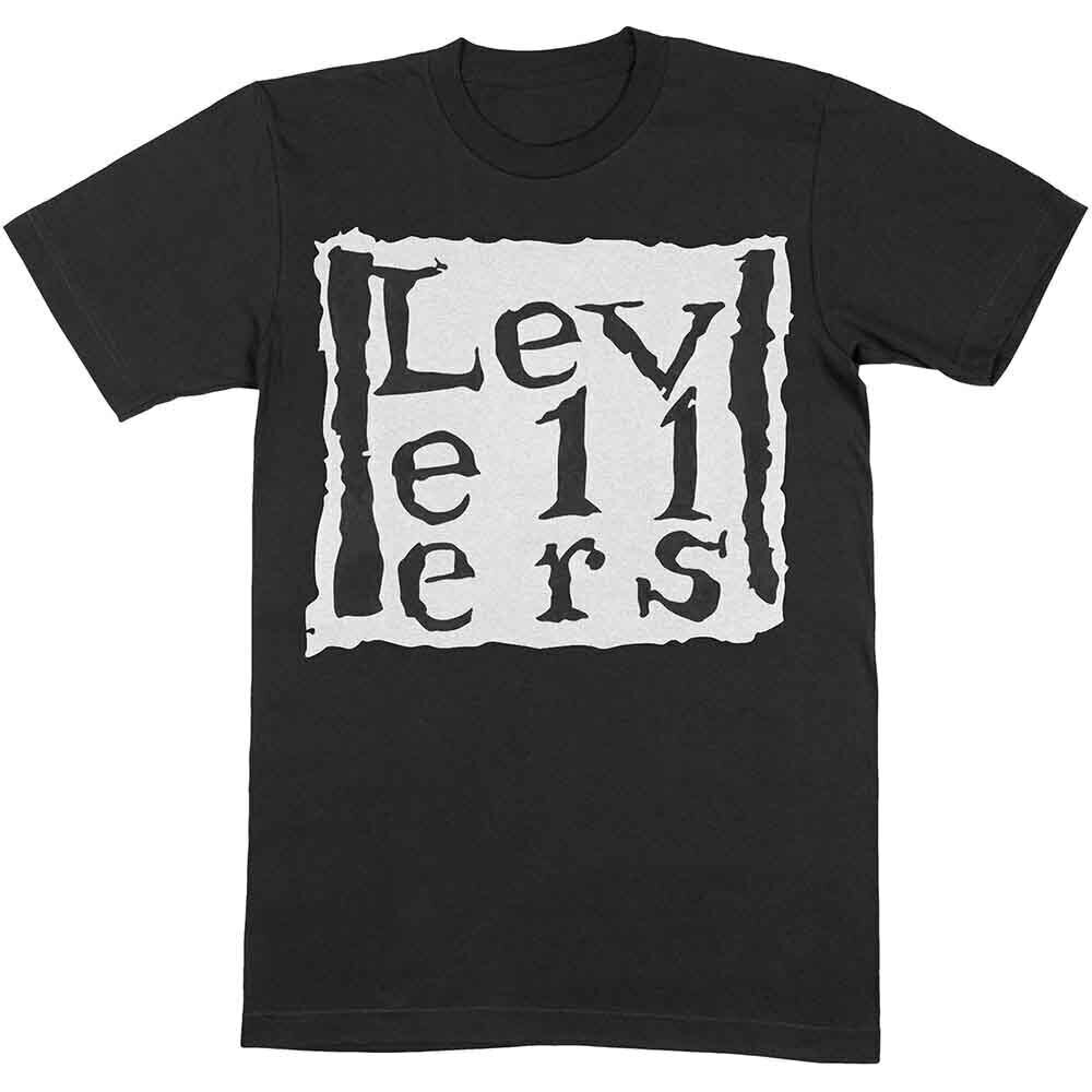 Camiseta de manga corta Levellers Classic Logo Black M Camiseta de manga corta
