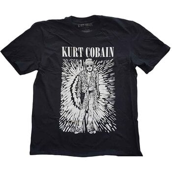 Marškinėliai Kurt Cobain Brilliance Black S Marškinėliai - 1