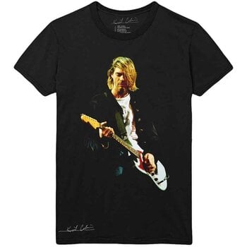 Shirt Kurt Cobain Guitar Photo Colour Black S Shirt - 1