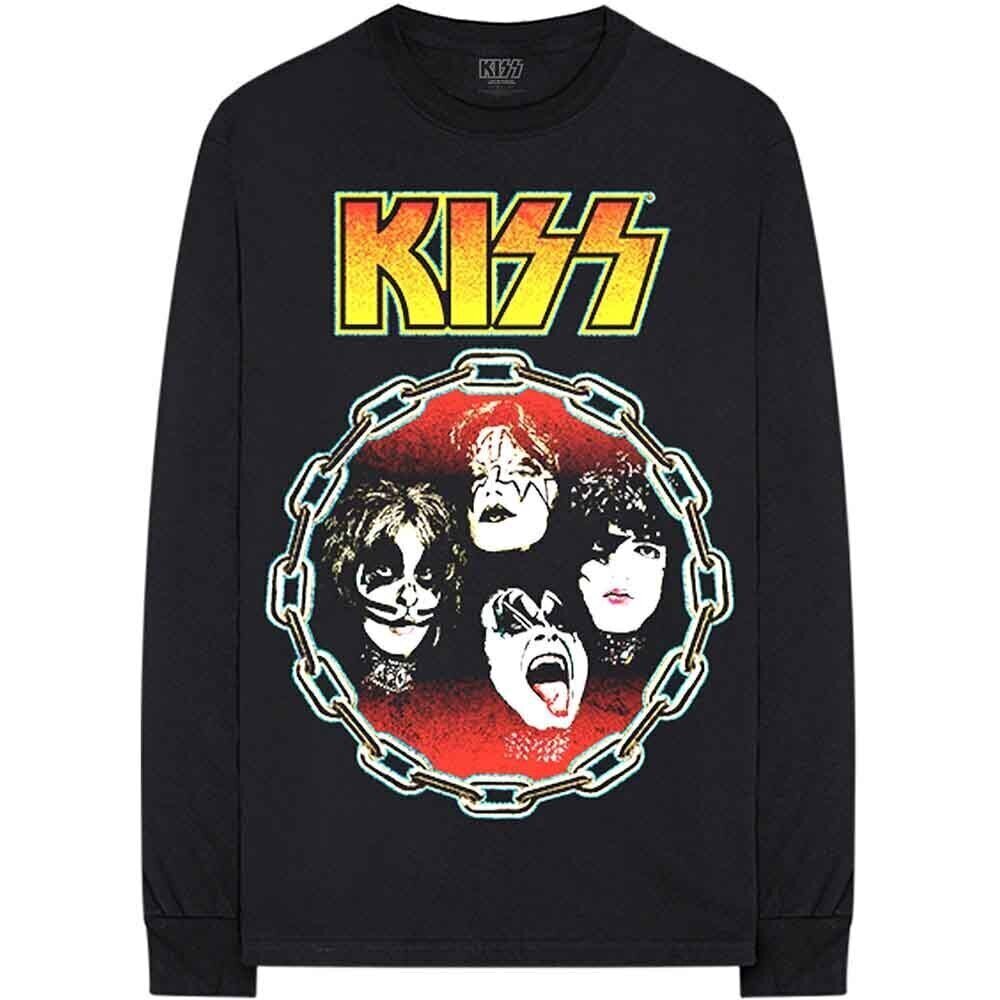Skjorte Kiss You Wanted The Best (Back Print) Black S Skjorte