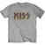 T-shirt Kiss Vintage Classic Logo Grey L T-shirt