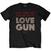 T-Shirt Kiss Pull The Trigger Black 2XL T-Shirt