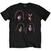 T-Shirt Kiss Faces Black M T-Shirt