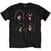 T-Shirt Kiss Faces Black XL T-Shirt