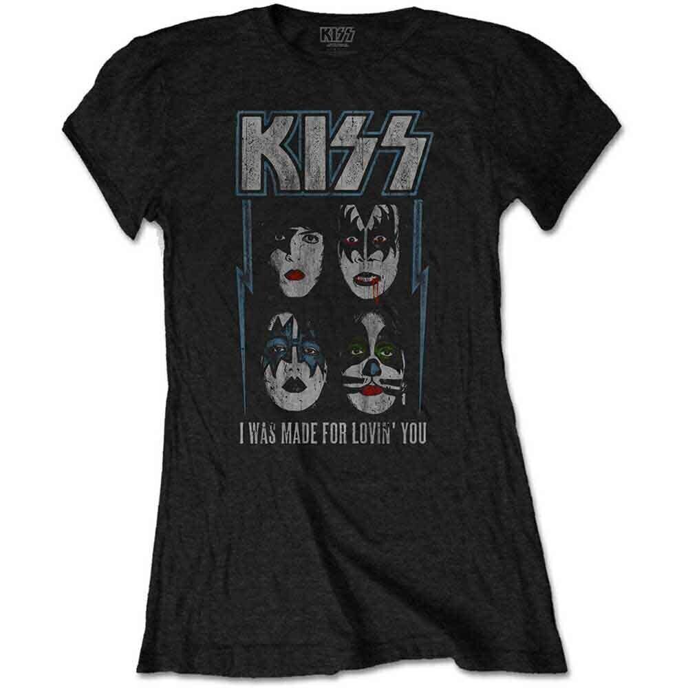 Риза Kiss Made For Lovin' You Black L Дамски Риза