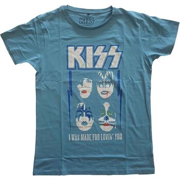 Camiseta de manga corta Kiss Made For Lovin' You Blue S Camiseta de manga corta - 1
