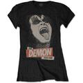 Kiss The Demon Rock Black S Ženske Košulja