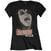 Shirt Kiss The Demon Rock Black 2XL Dames Shirt