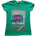 Kiss Destroyer Tour '78 Verde M Damă Tricou