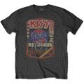 Kiss Destroyer Tour '78 Charcoal Grey L T-shirt
