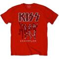 Kiss Destroyer Sketch Red L T-särk