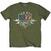 Camiseta de manga corta Kiss Army Lightning Military Green S Camiseta de manga corta