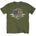 Kiss Army Lightning Military Green L T-särk