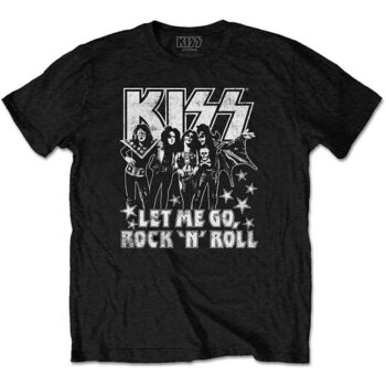 T-shirt Kiss Let Me Go Black L T-shirt - 1