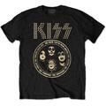 Kiss Band Circle Black M T-särk