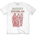 Kiss Merry Kissmas Camiseta de manga corta White M