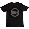 Kiss Buzzsaw Logo (Hi-Build) Black XL Košulja