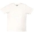 Kiss Buzzsaw Logo (Hi-Build White-On-White) White XL T-särk