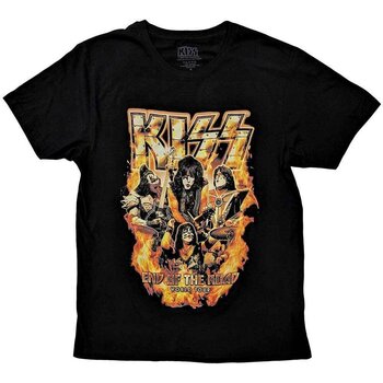 T-Shirt Kiss End Of The Road Tour Orange (Back Print) Black M T-Shirt - 1