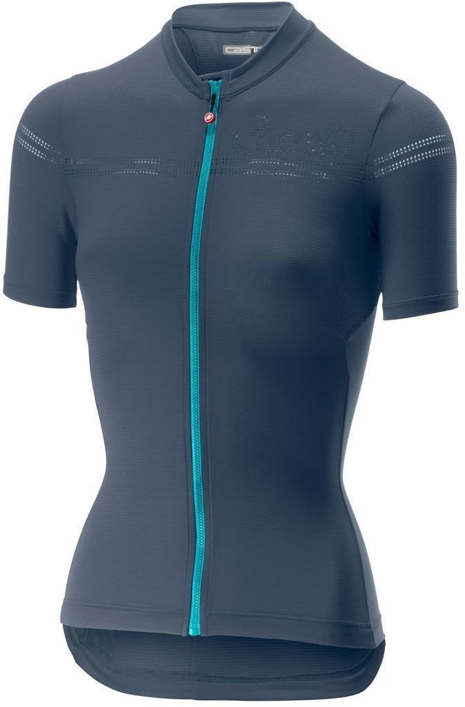 Biciklistički dres Castelli Promessa 2 Womens Jersey Dres Dark Steel Blue L