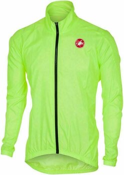 Kerékpár kabát, mellény Castelli Squadra ER Mens Jacket Fluo Yellow S Kabát - 1