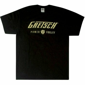 Shirt Gretsch Shirt Power & Fidelity Logo Black XL - 1