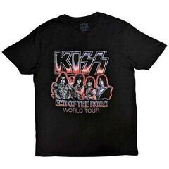 T-Shirt Kiss End Of The Road Tour Red (Back Print) Black 2XL T-Shirt