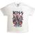T-shirt Kiss End Of The Road Band Playing (Back Print) White XL T-shirt