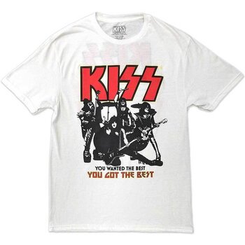 Camiseta de manga corta Kiss End Of The Road You Got The Best (Back Print) White 2XL Camiseta de manga corta - 1