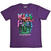Camiseta de manga corta Kiss End Of The Road Colour Pop (Back Print) Morado S Camiseta de manga corta