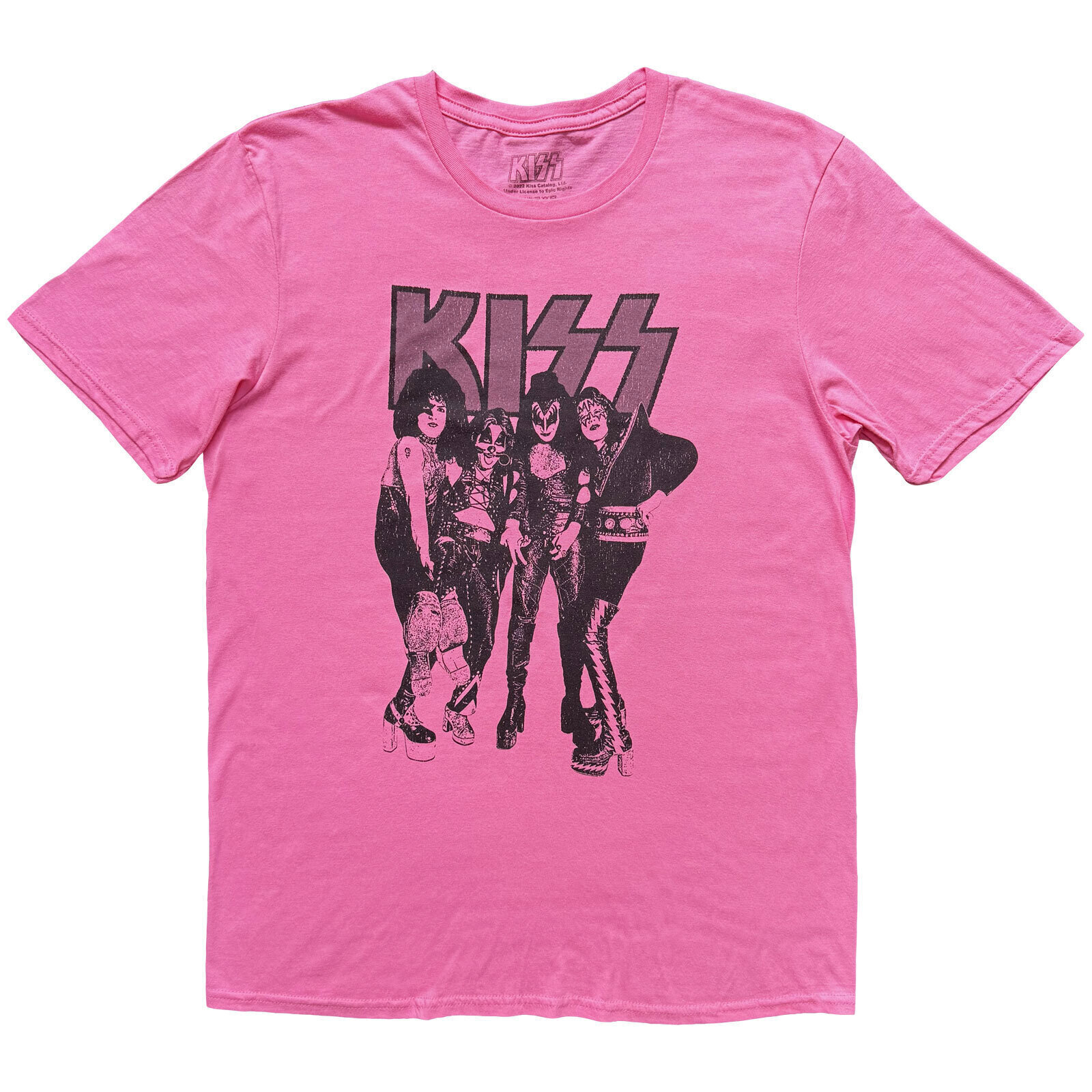 T-Shirt Kiss Dressed To Kill Pink 2XL T-Shirt
