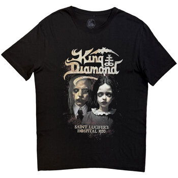 T-Shirt King Diamond Saint Lucifer's Hospital (Back Print) Black L T-Shirt - 1