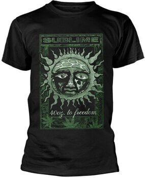 T-Shirt Sublime GRN 40 Oz Black M T-Shirt - 1