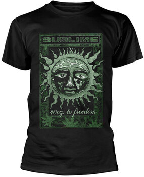 T-Shirt Sublime GRN 40 Oz Black L T-Shirt - 1
