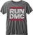 Shirt Run DMC DMC Logo Burnout Charcoal Grey L Shirt