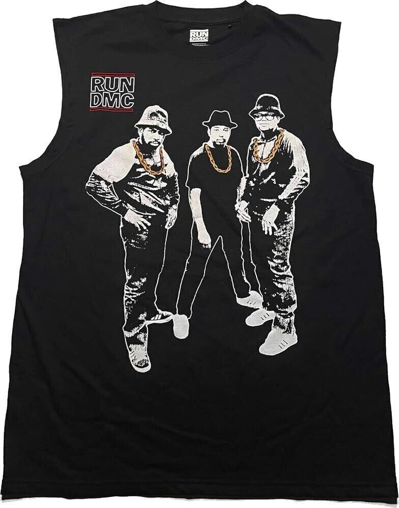 Shirt Run DMC Gold Chains Photo Black S Shirt