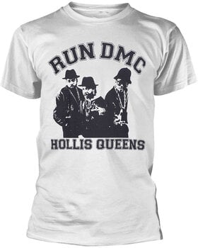 T-shirt Run DMC Hollis Queen Pose White L T-shirt - 1