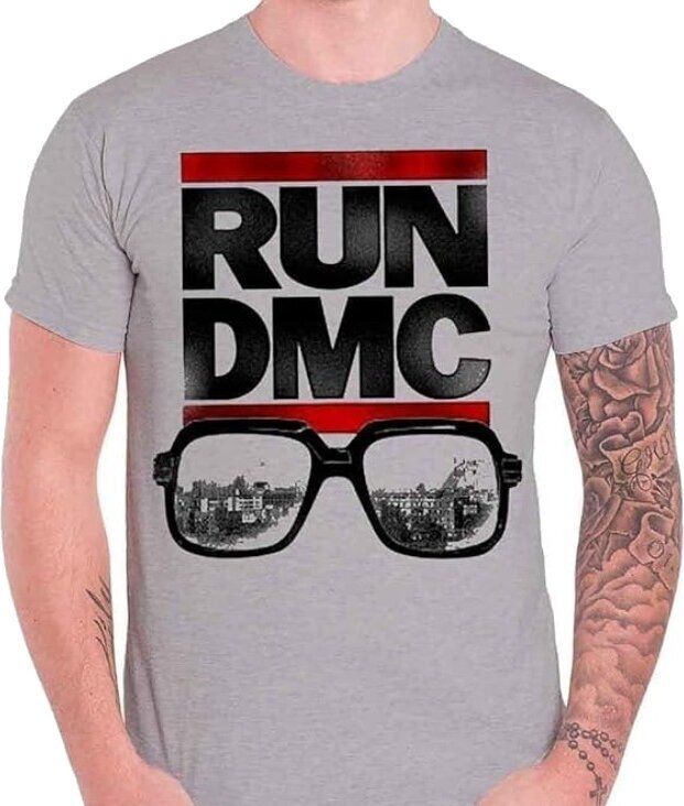 T-särk Run DMC Glasses NYC Grey S T-särk