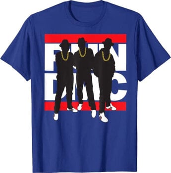 T-särk Run DMC Silhouette Royal Blue S T-särk - 1