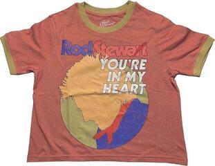 T-Shirt Rod Stewart In My Heart Orange & Yellow 2XL Ladies T-Shirt