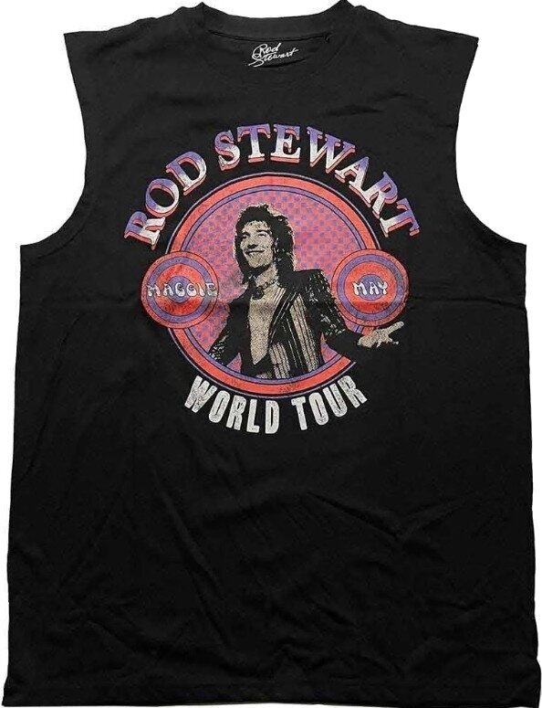 T-shirt Rod Stewart World Tour Black 2XL T-shirt
