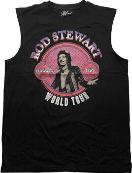 T-shirt Rod Stewart World Tour Black 2XL T-shirt - 1