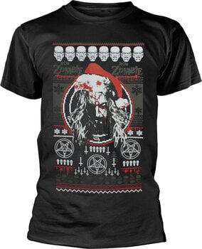 T-Shirt Rob Zombie Bloody Santa Black M T-Shirt - 1