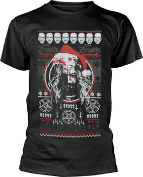 T-Shirt Rob Zombie Bloody Santa Black L T-Shirt - 1