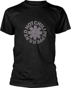 T-shirt Red Hot Chili Peppers Classic Asterisk Logo (Hi-Build) Black XL T-shirt - 1