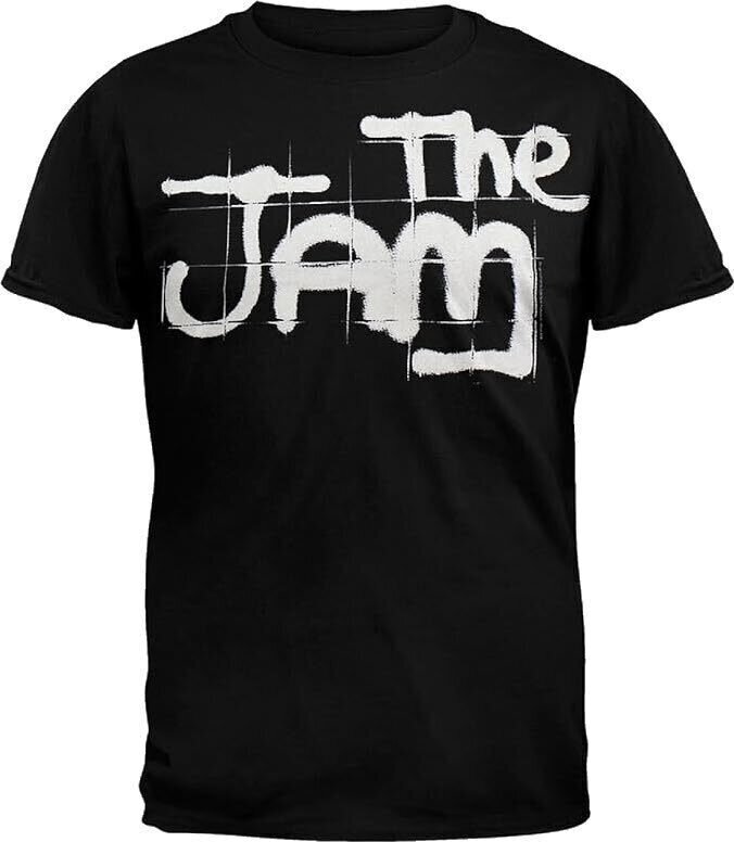 Skjorte The Jam Spray Logo Black Black XL Skjorte