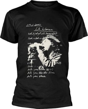 T-shirt The Doors LA Woman Lyrics Black L T-shirt - 1